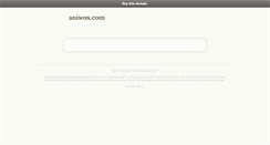 Desktop Screenshot of aniwox.com