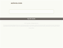 Tablet Screenshot of aniwox.com